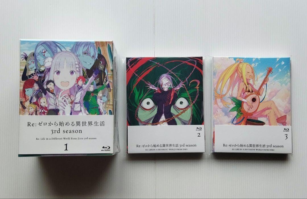 Re:ゼロから始める異世界生活 3rd season DVDセット Re:ゼロから始める異世界生活 3rd season 1【DVD】 ：映画